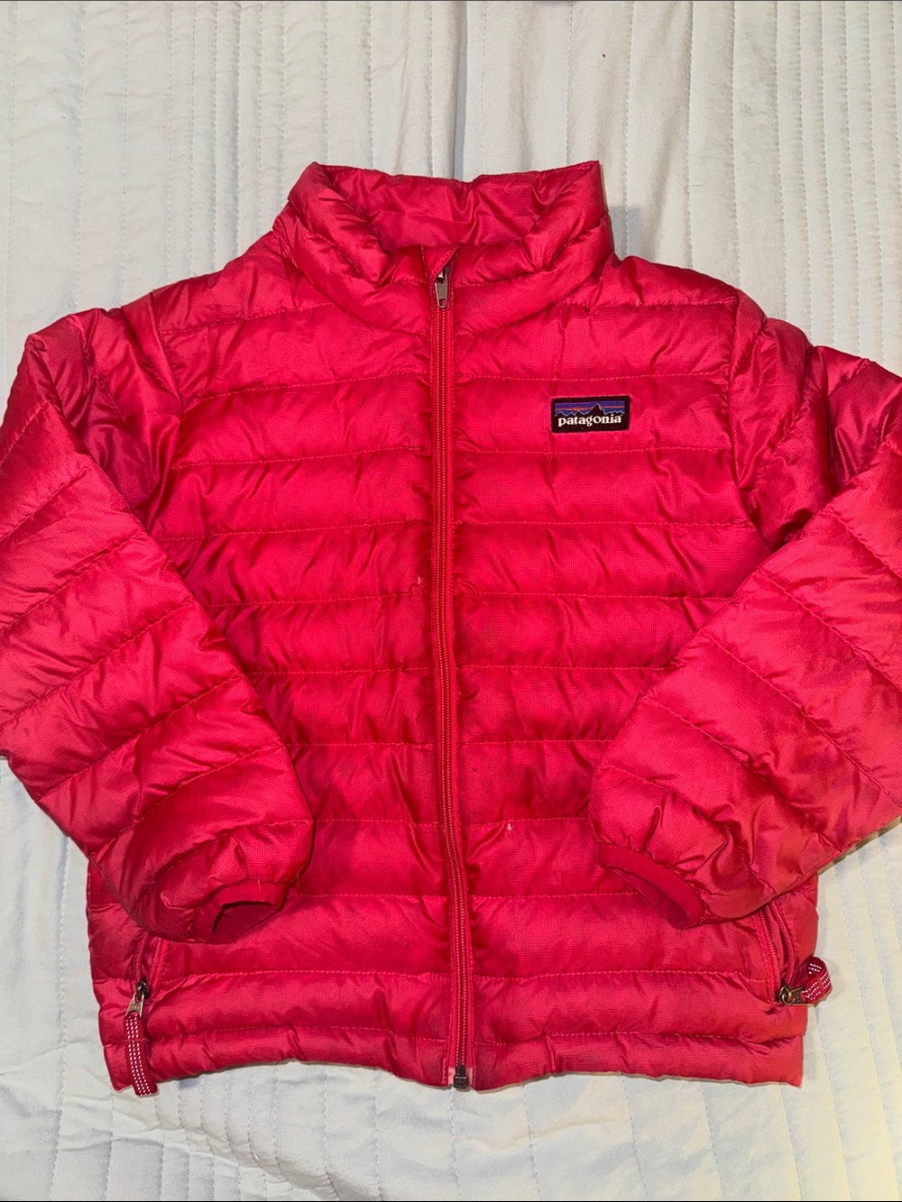Red Patagonia Lightweight Packable Puffer Coat